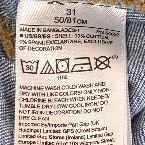 Gap Girlfriend Jeans Womens 31 Embroidered Flowers Straight Leg Mid Rise Boho - Picture 6 of 8